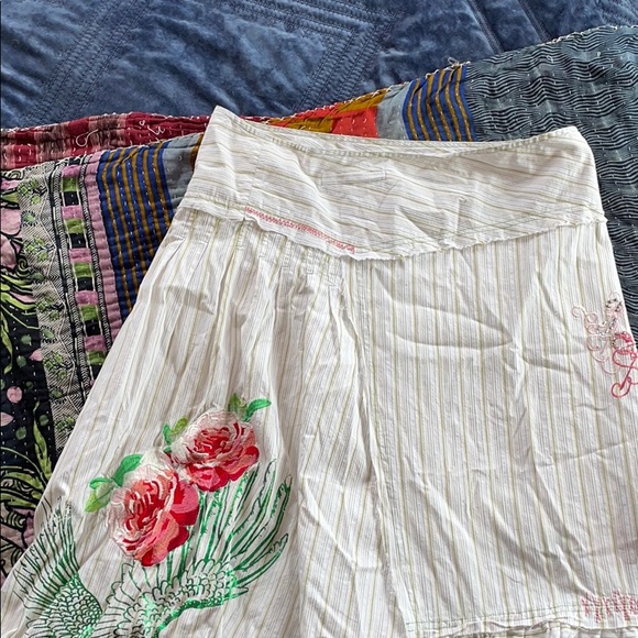 COPY - Vintage Johnny was asymmetrical cotton skirt - Picture 5 of 6